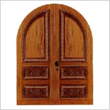 Serramenti Lima: Portone legno arco 1 Serramenti Lima: Portone legno arco 1